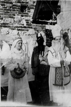 Miklavževanje Majlont 1939 družina Klunovi